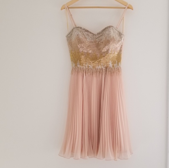 Ted Baker Pink beaded dress - Picture 4 of 8